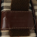 Burberrys Nova Check Shoulder Bag PVC Leather Beige Auth 102021-10