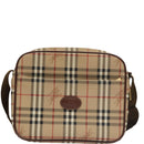 Burberrys Nova Check Shoulder Bag PVC Leather Beige Auth 102021-13