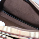 Burberrys Nova Check Shoulder Bag PVC Leather Beige Auth 102021-23