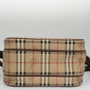 Burberrys Nova Check Shoulder Bag PVC Leather Beige Auth 102021-5