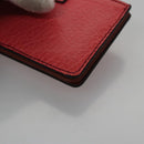 Chloe Card Case Leather Pink Auth 102045V-16