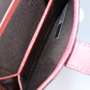 Chloe Card Case Leather Pink Auth 102045V-9