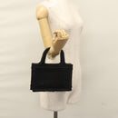 Christian Dior Book Tote mini Tote Bag Canvas Black Auth 102047SAV-20