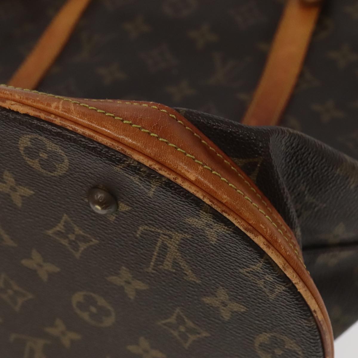 LOUIS VUITTON Monogram Bucket GM Shoulder Bag Vintage M42236 LV Auth 102077