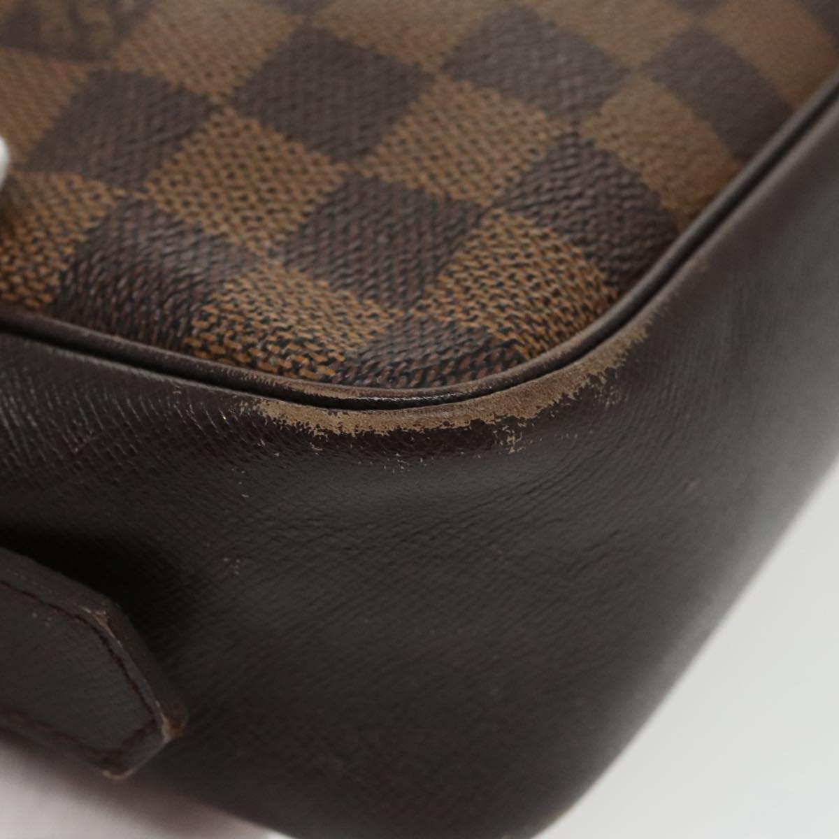 LOUIS VUITTON Damier Ebene Trousse Toilette 25 Clutch Bag N47624 LV Auth 102078