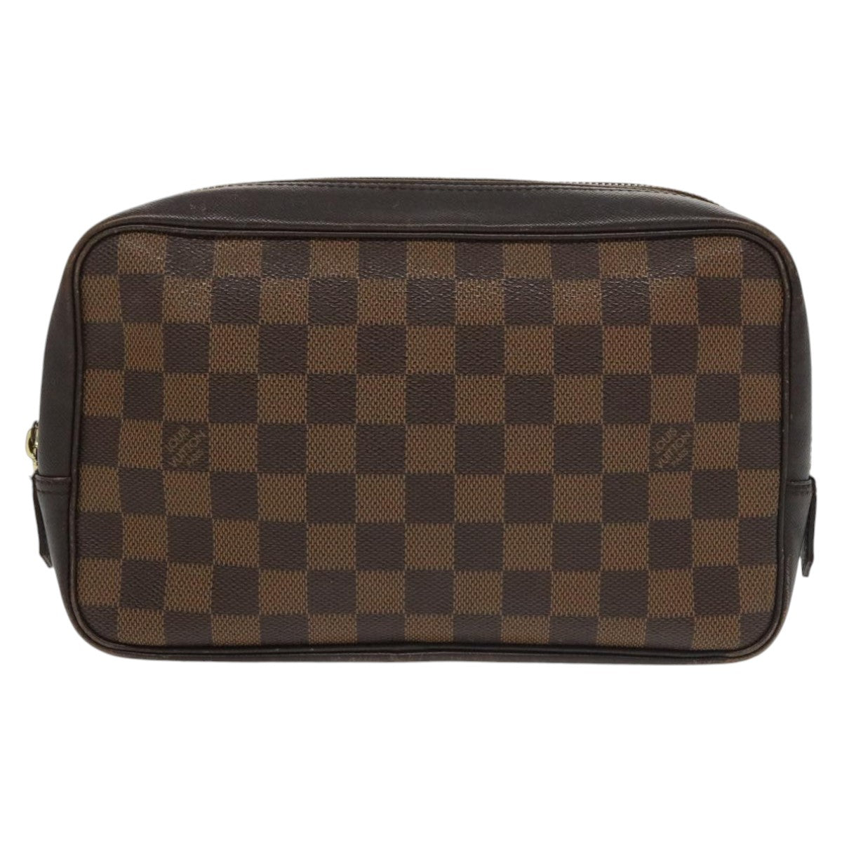 LOUIS VUITTON Damier Ebene Trousse Toilette 25 Clutch Bag N47624 LV Auth 102078 - 0