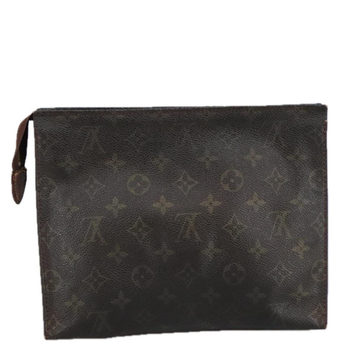 LOUIS VUITTON Monogram Poche Toilette 26 Pouch M47542 LV Auth 102080