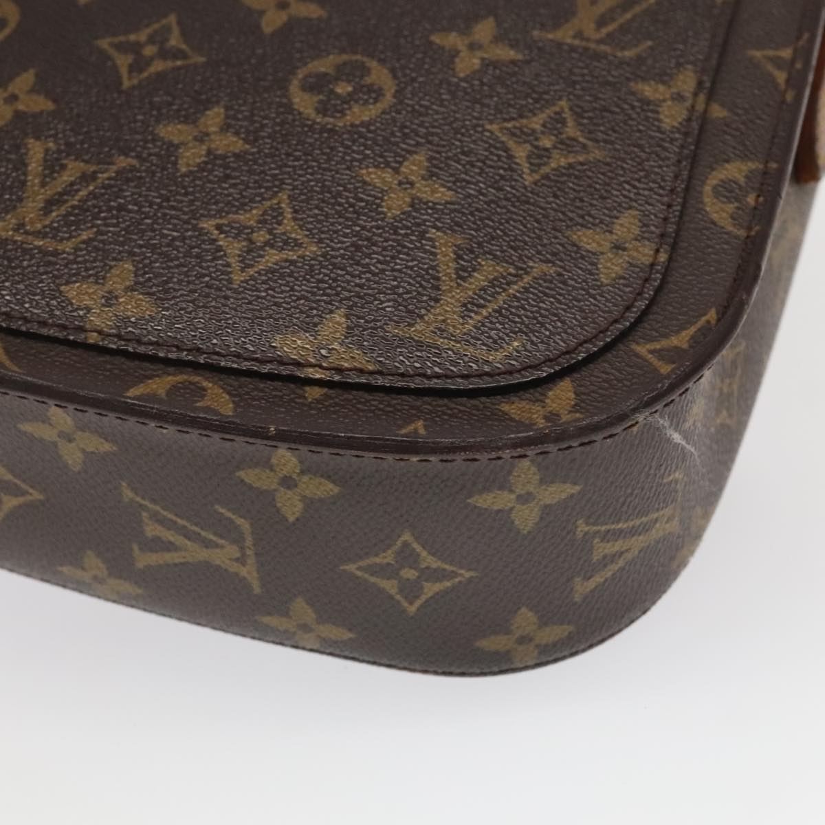 LOUIS VUITTON Monogram Saint Cloud GM Shoulder Bag M51242 LV Auth 102085