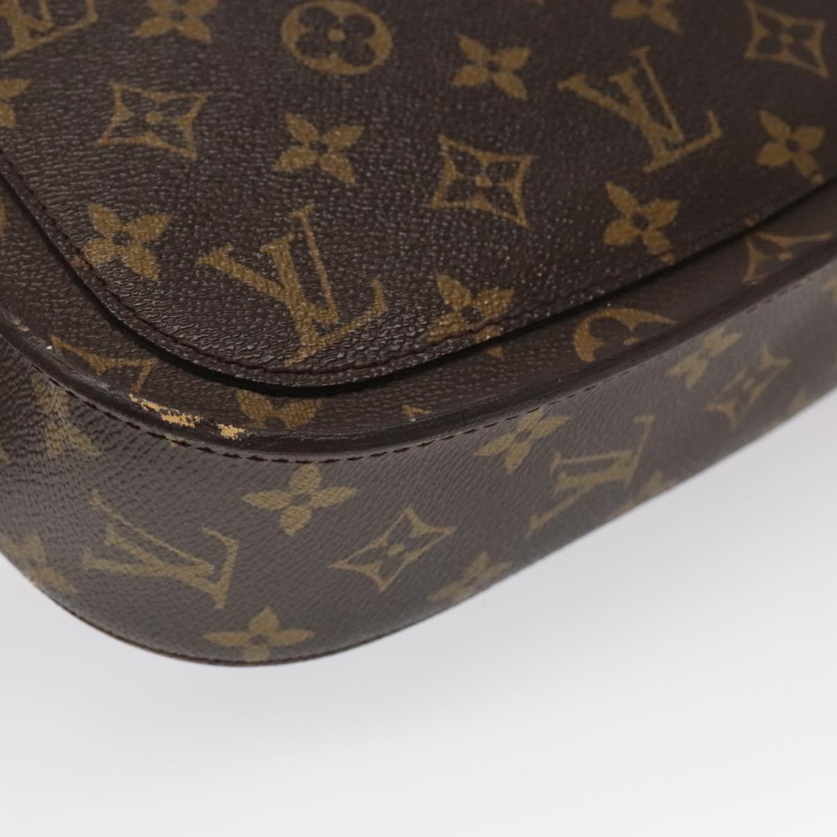 LOUIS VUITTON Monogram Saint Cloud GM Shoulder Bag M51242 LV Auth 102085