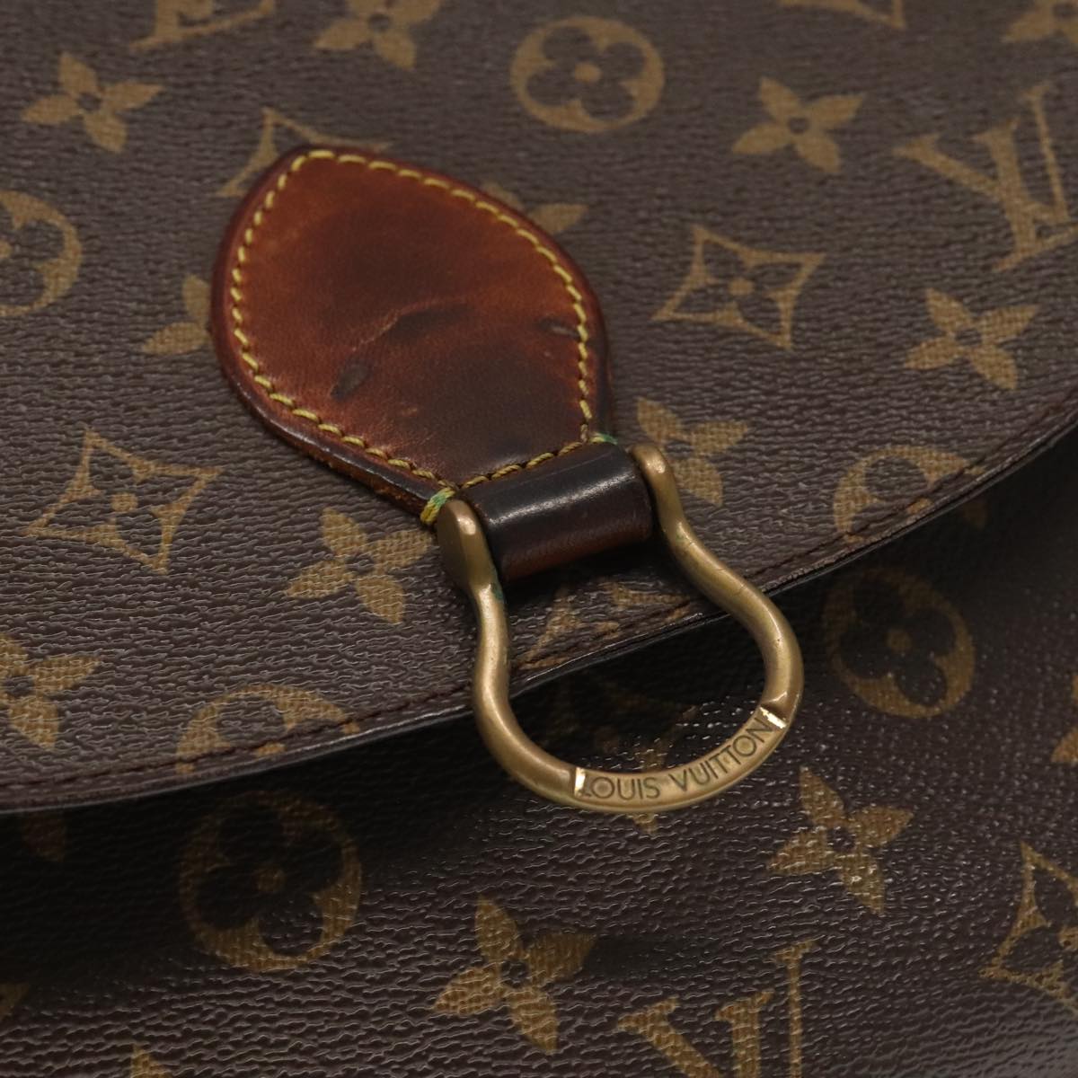 LOUIS VUITTON Monogram Saint Cloud GM Shoulder Bag M51242 LV Auth 102085