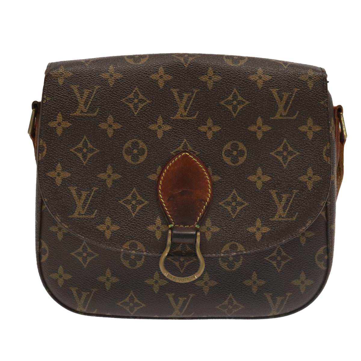 LOUIS VUITTON Monogram Saint Cloud GM Shoulder Bag M51242 LV Auth 102085