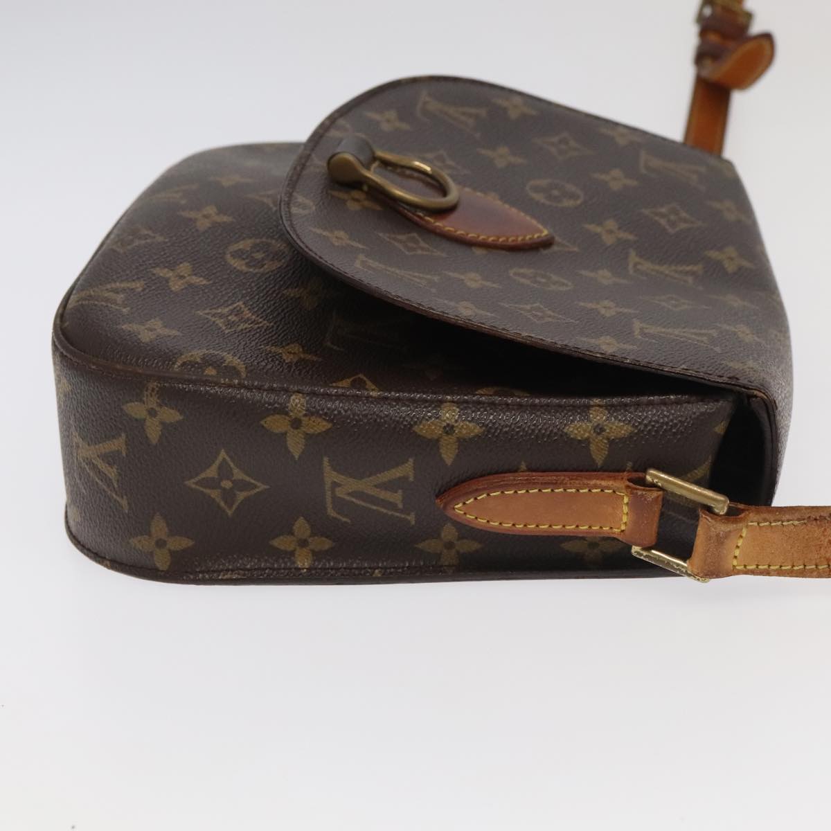 LOUIS VUITTON Monogram Saint Cloud GM Shoulder Bag M51242 LV Auth 102085