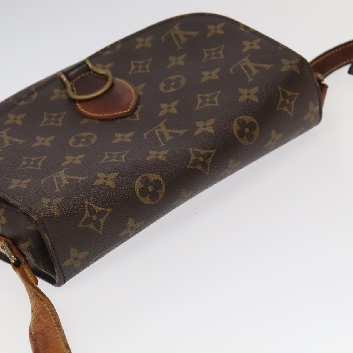 LOUIS VUITTON Monogram Saint Cloud GM Shoulder Bag M51242 LV Auth 102085