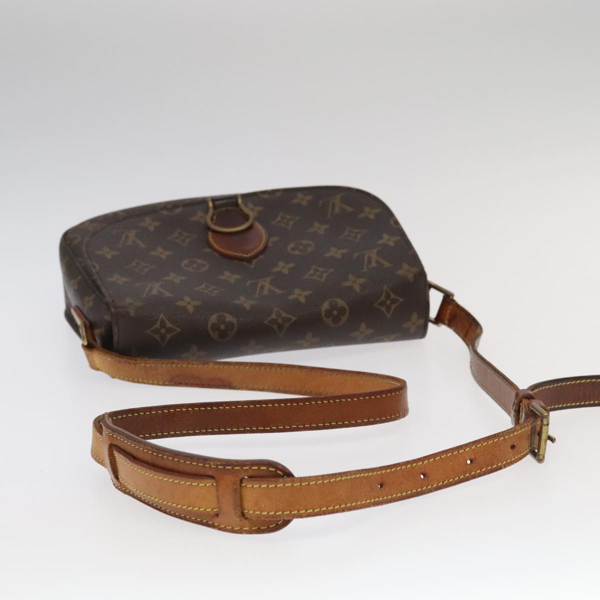 LOUIS VUITTON Monogram Saint Cloud GM Shoulder Bag M51242 LV Auth 102085