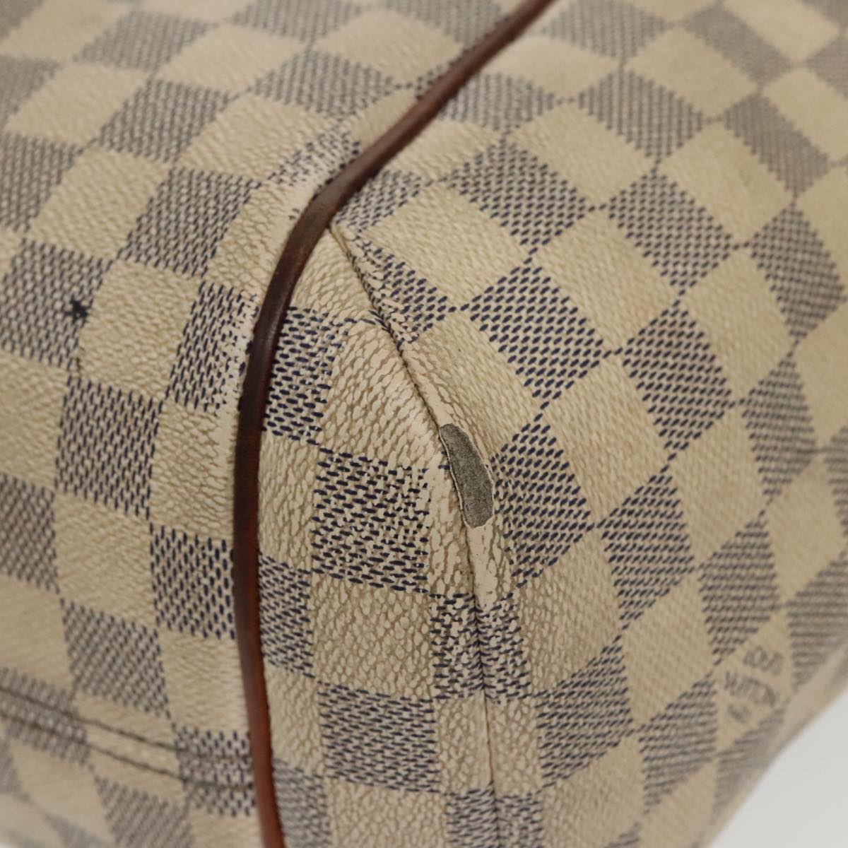 LOUIS VUITTON Damier Azur Totally PM Tote Bag N41280 LV Auth 102090