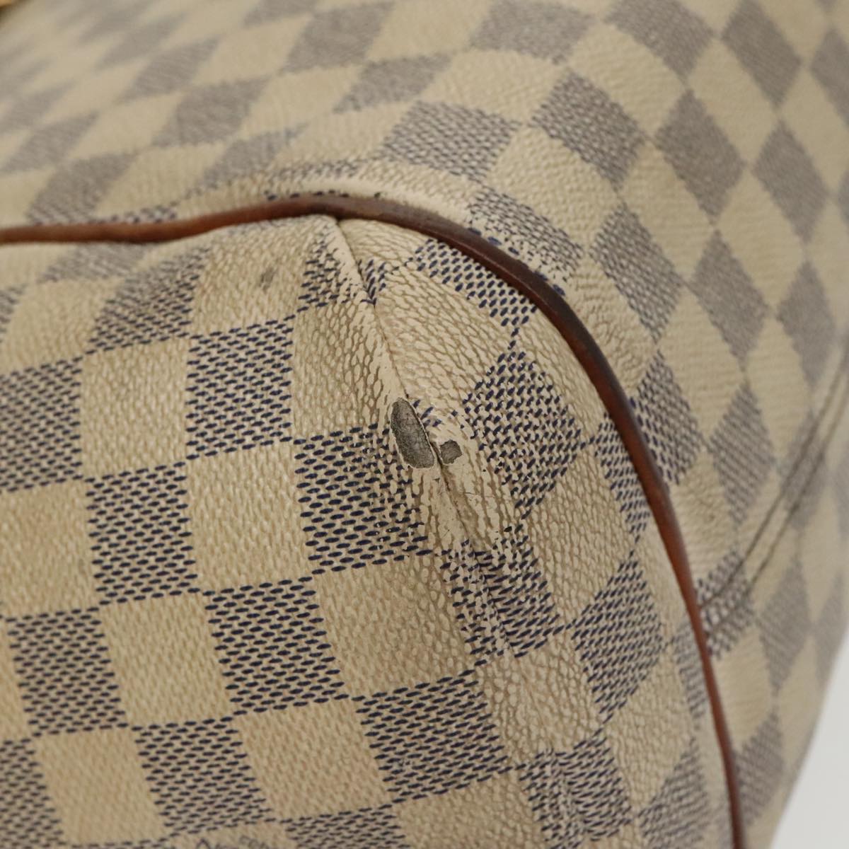 LOUIS VUITTON Damier Azur Totally PM Tote Bag N41280 LV Auth 102090