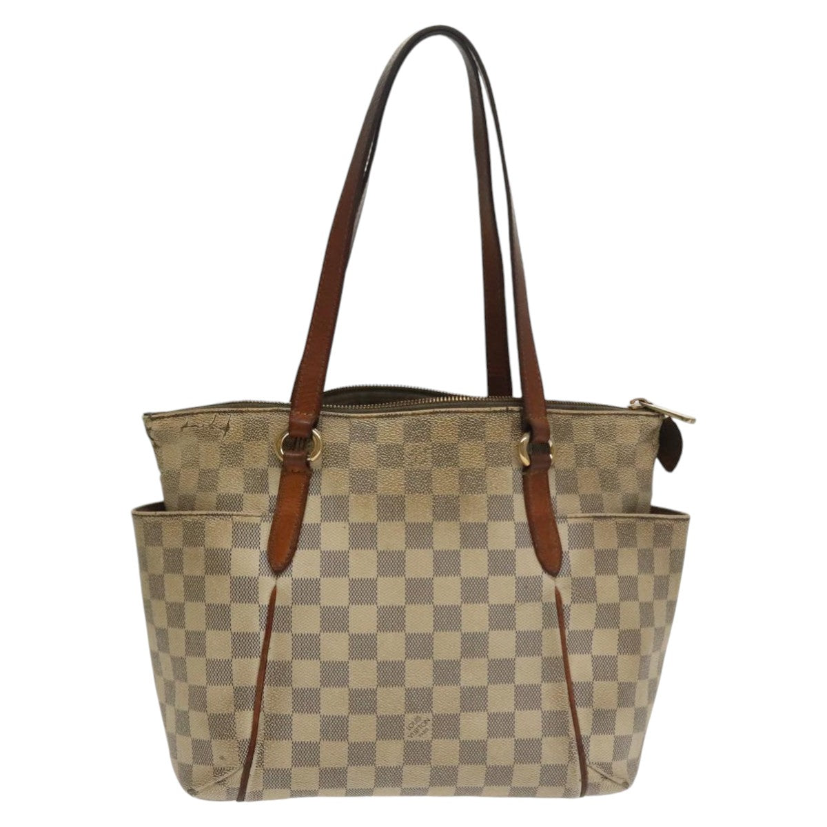 LOUIS VUITTON Damier Azur Totally PM Tote Bag N41280 LV Auth 102090