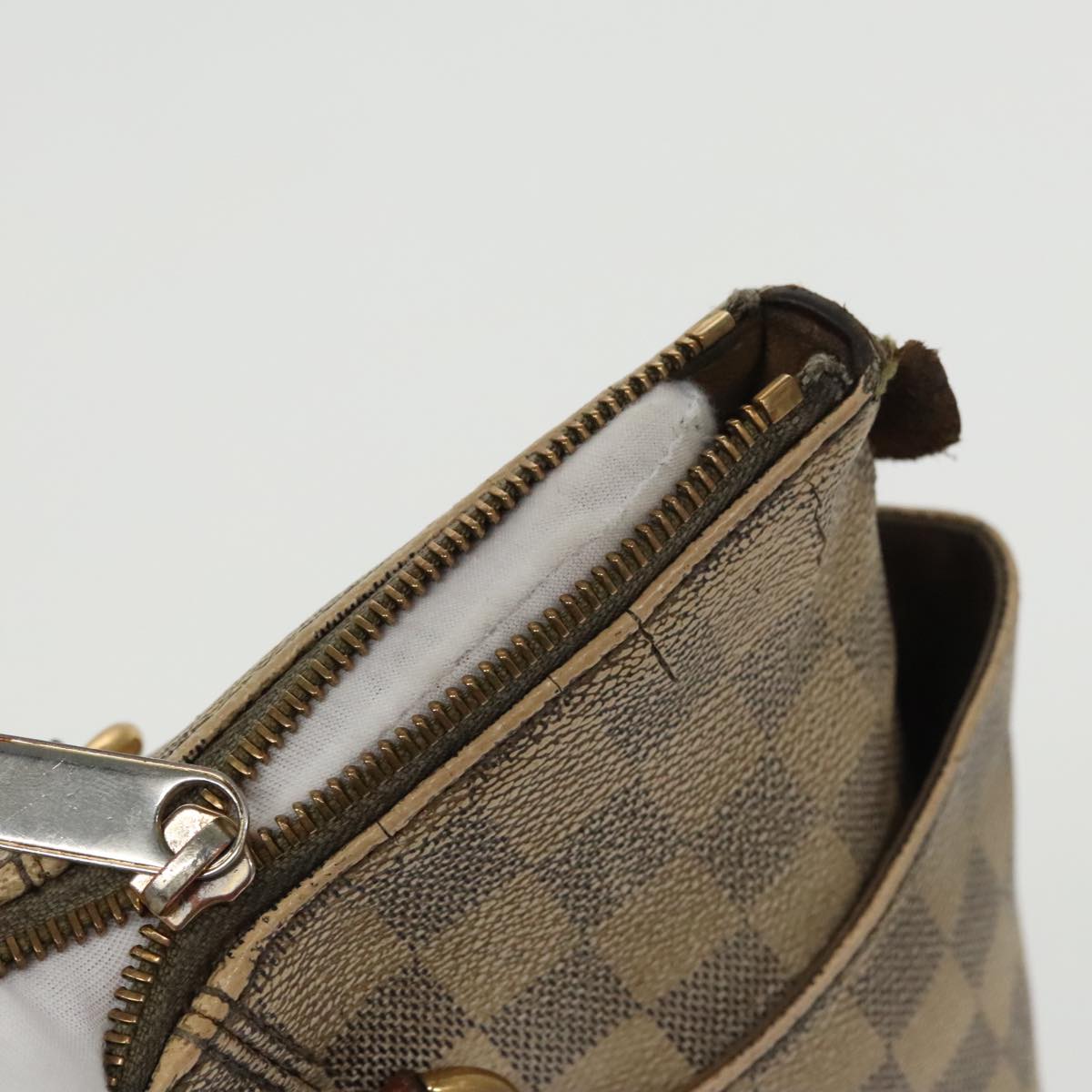 LOUIS VUITTON Damier Azur Totally PM Tote Bag N41280 LV Auth 102090