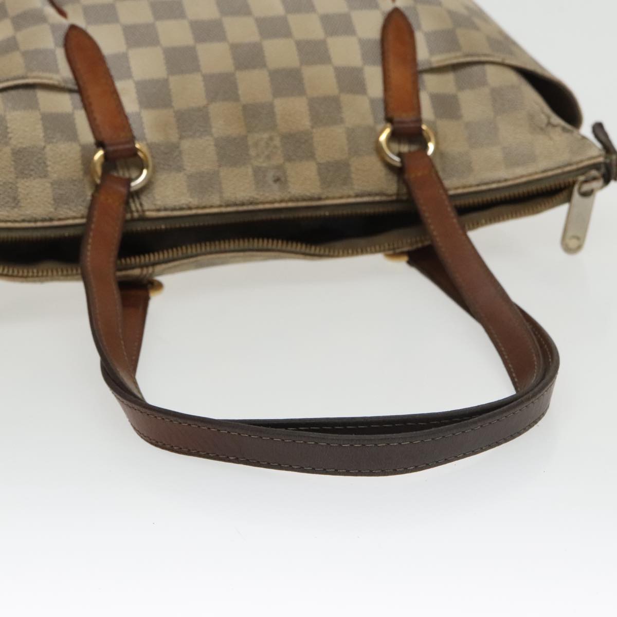 LOUIS VUITTON Damier Azur Totally PM Tote Bag N41280 LV Auth 102090