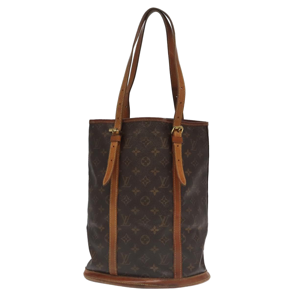 LOUIS VUITTON Monogram Bucket GM Shoulder Bag M42236 LV Auth 102096