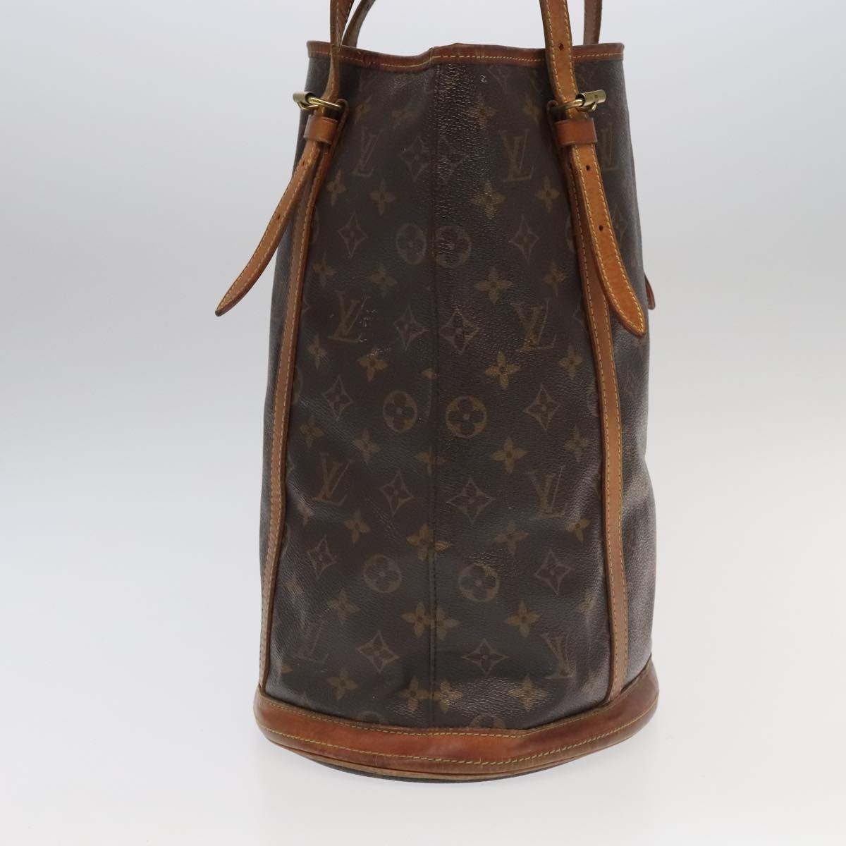 LOUIS VUITTON Monogram Bucket GM Shoulder Bag M42236 LV Auth 102096