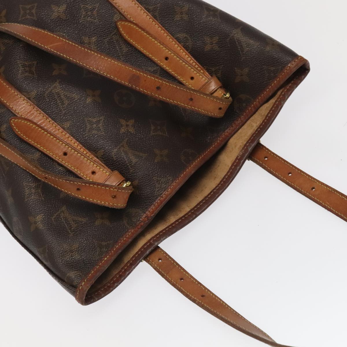 LOUIS VUITTON Monogram Bucket GM Shoulder Bag M42236 LV Auth 102096