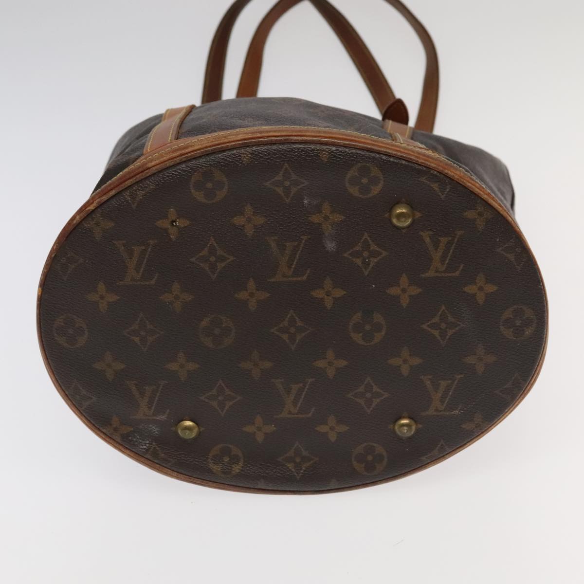 LOUIS VUITTON Monogram Bucket GM Shoulder Bag M42236 LV Auth 102096