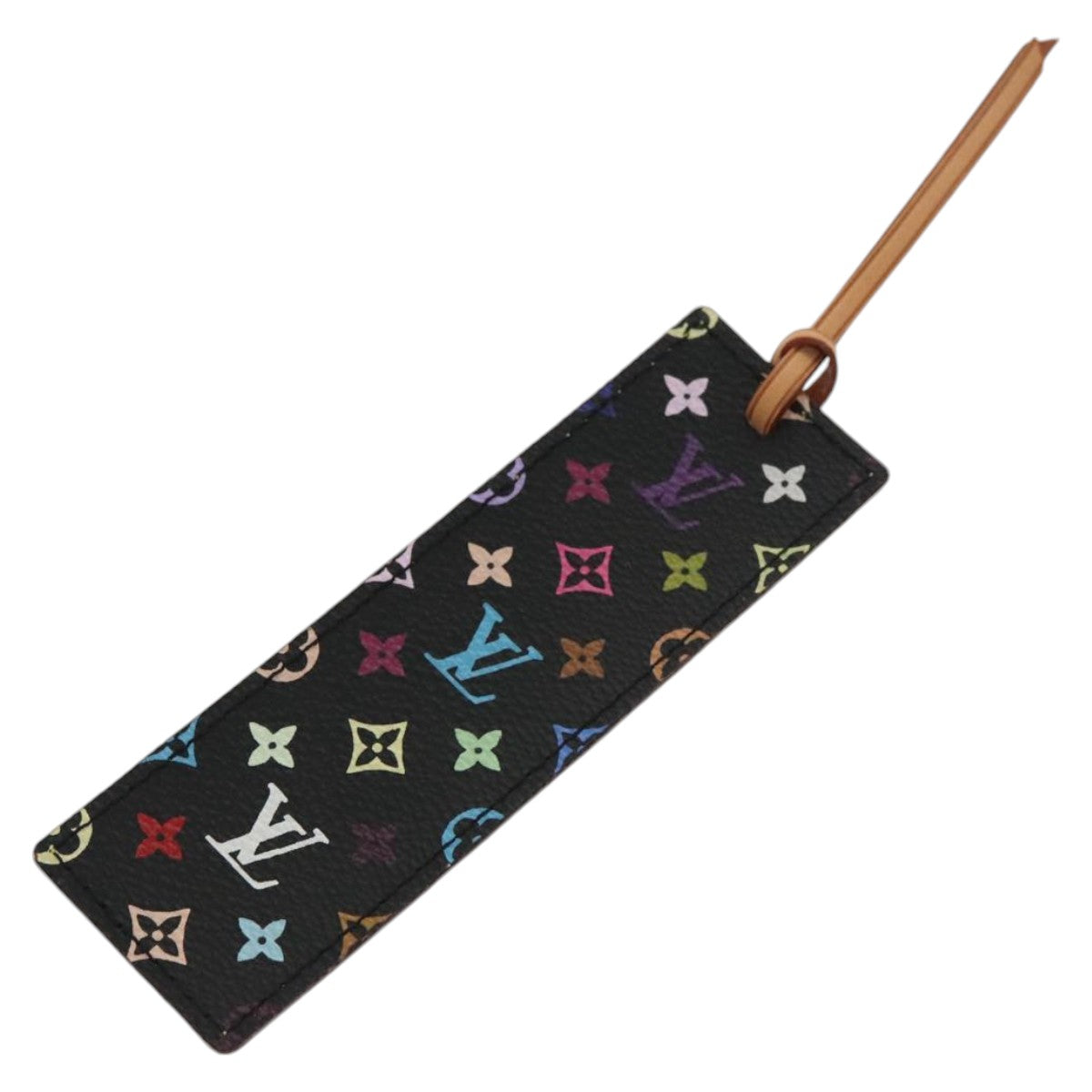 LOUIS VUITTON Monogram Multicolor Mark Page Kadu Bookmark M99197 LV Auth 102102