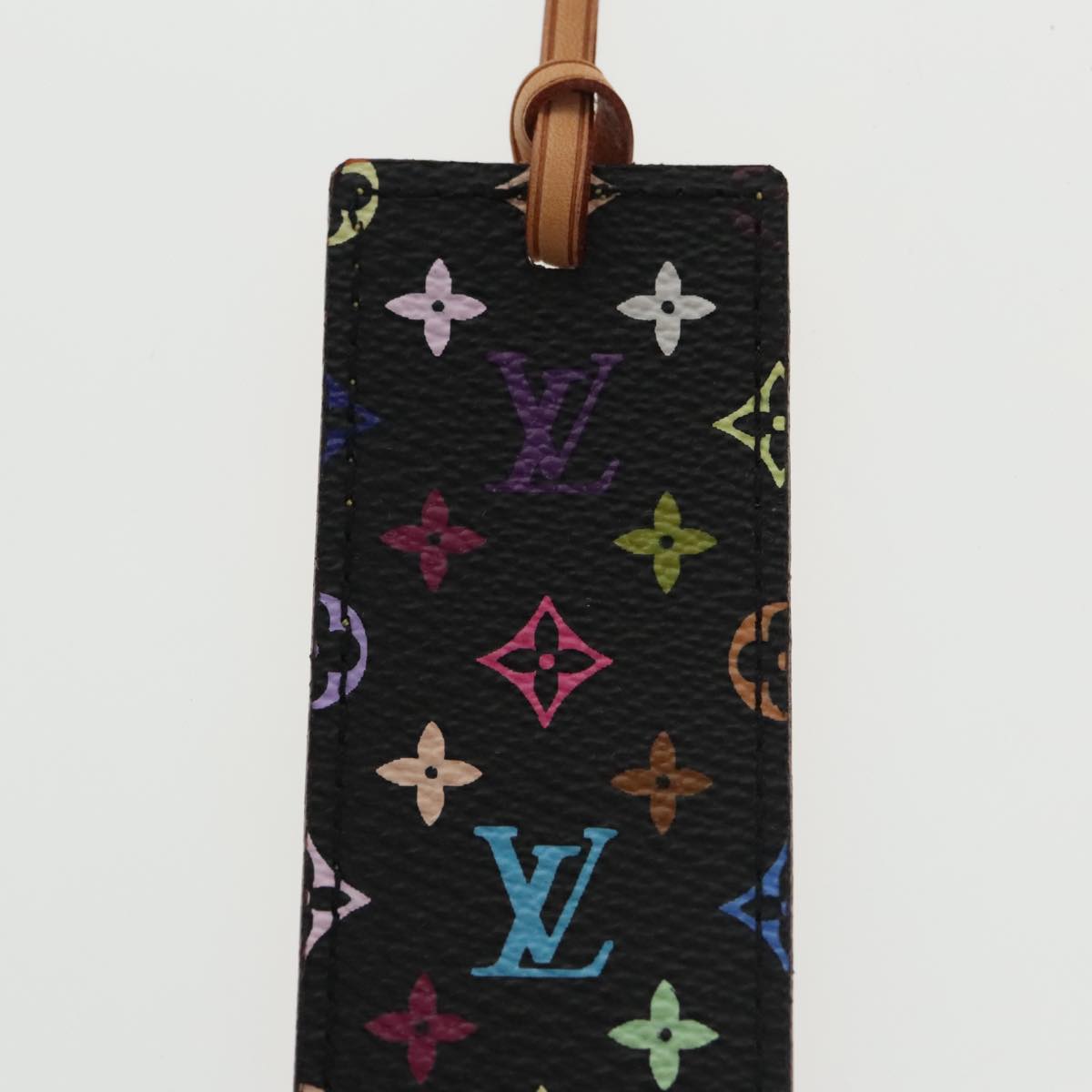 LOUIS VUITTON Monogram Multicolor Mark Page Kadu Bookmark M99197 LV Auth 102102