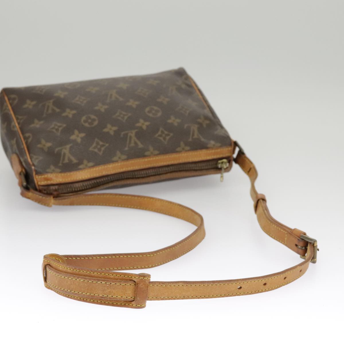 LOUIS VUITTON Monogram Tulle Lee Shoulder Bag M51348 LV Auth 102129