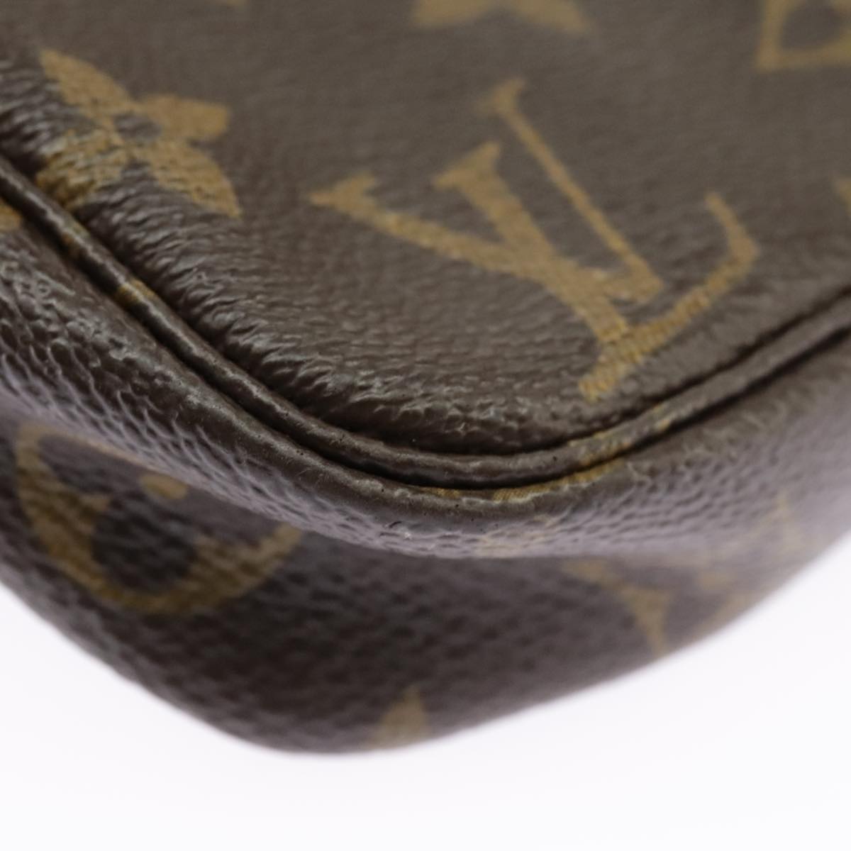 LOUIS VUITTON Monogram Pochette Accessoires Pouch M51980 LV Auth 102130