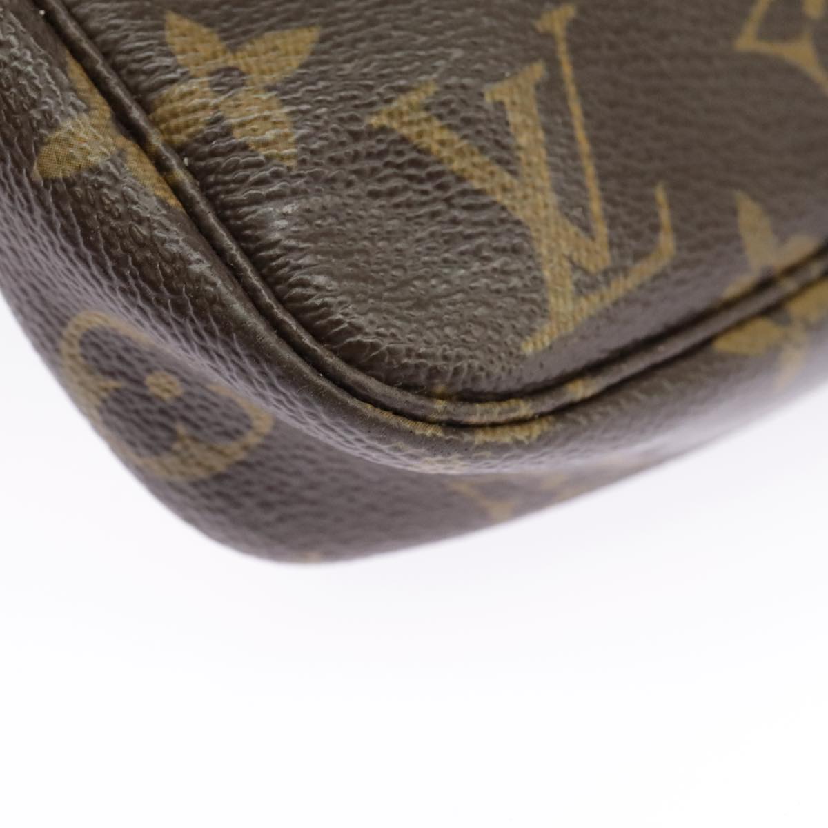 LOUIS VUITTON Monogram Pochette Accessoires Pouch M51980 LV Auth 102130