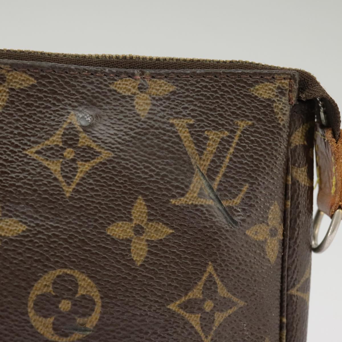 LOUIS VUITTON Monogram Pochette Accessoires Pouch M51980 LV Auth 102130 - 0