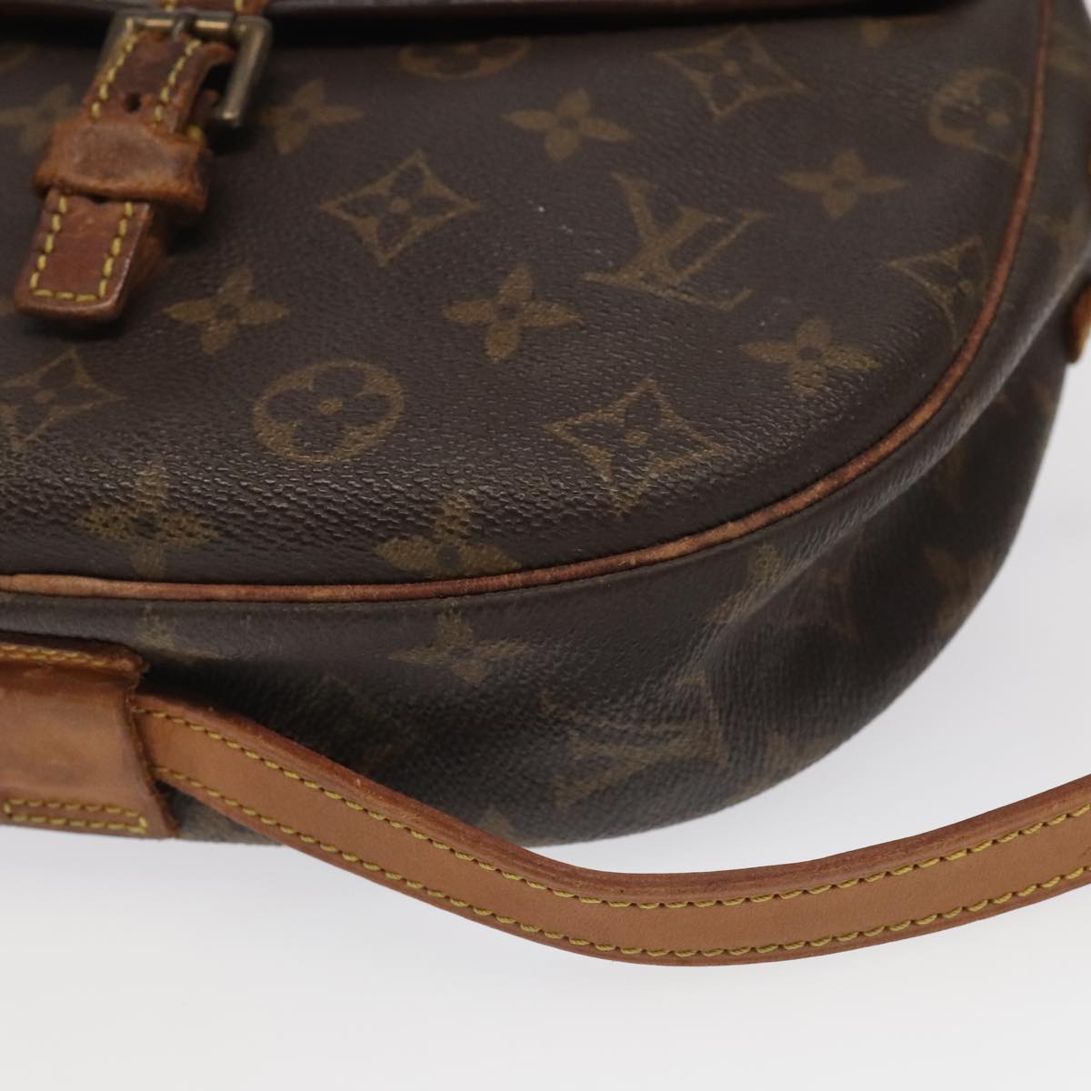 LOUIS VUITTON Monogram Jeune Fille MM Shoulder Bag M51226 LV Auth 102133