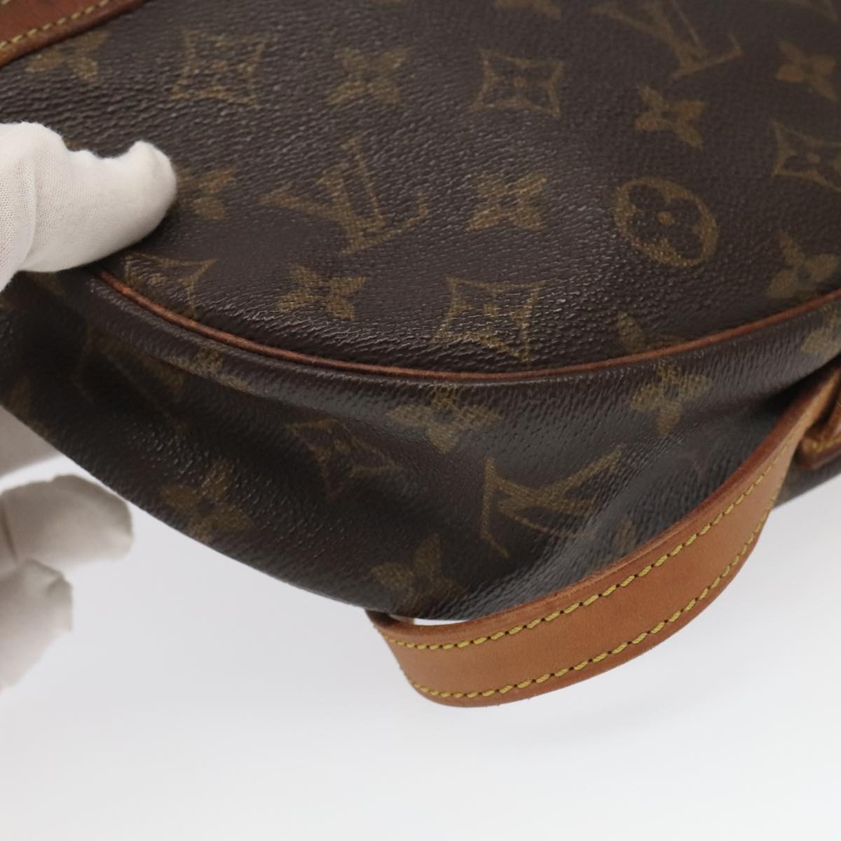 LOUIS VUITTON Monogram Jeune Fille MM Shoulder Bag M51226 LV Auth 102133