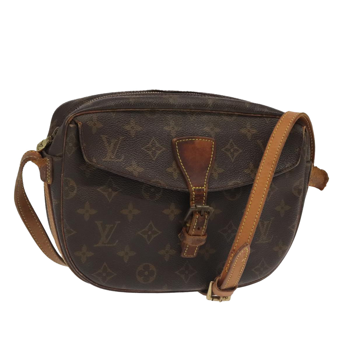 LOUIS VUITTON Monogram Jeune Fille MM Shoulder Bag M51226 LV Auth 102133