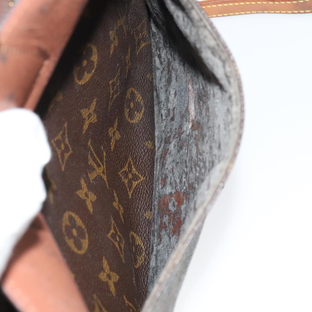 LOUIS VUITTON Monogram Jeune Fille MM Shoulder Bag M51226 LV Auth 102133