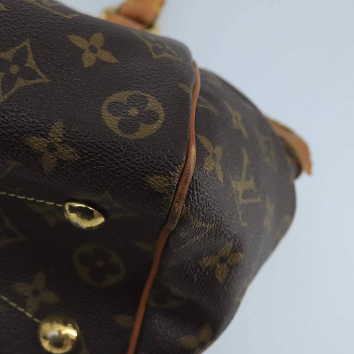 LOUIS VUITTON Monogram Tivoli PM Hand Bag M40143 LV Auth 102140