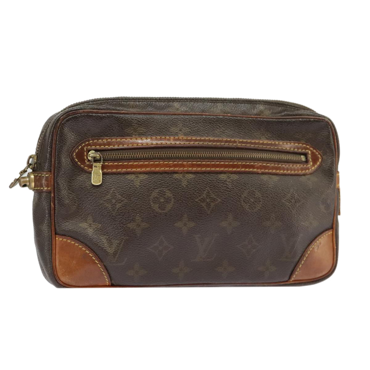 LOUIS VUITTON Monogram Marly Dragonne GM Clutch Bag M51825 LV Auth 102142