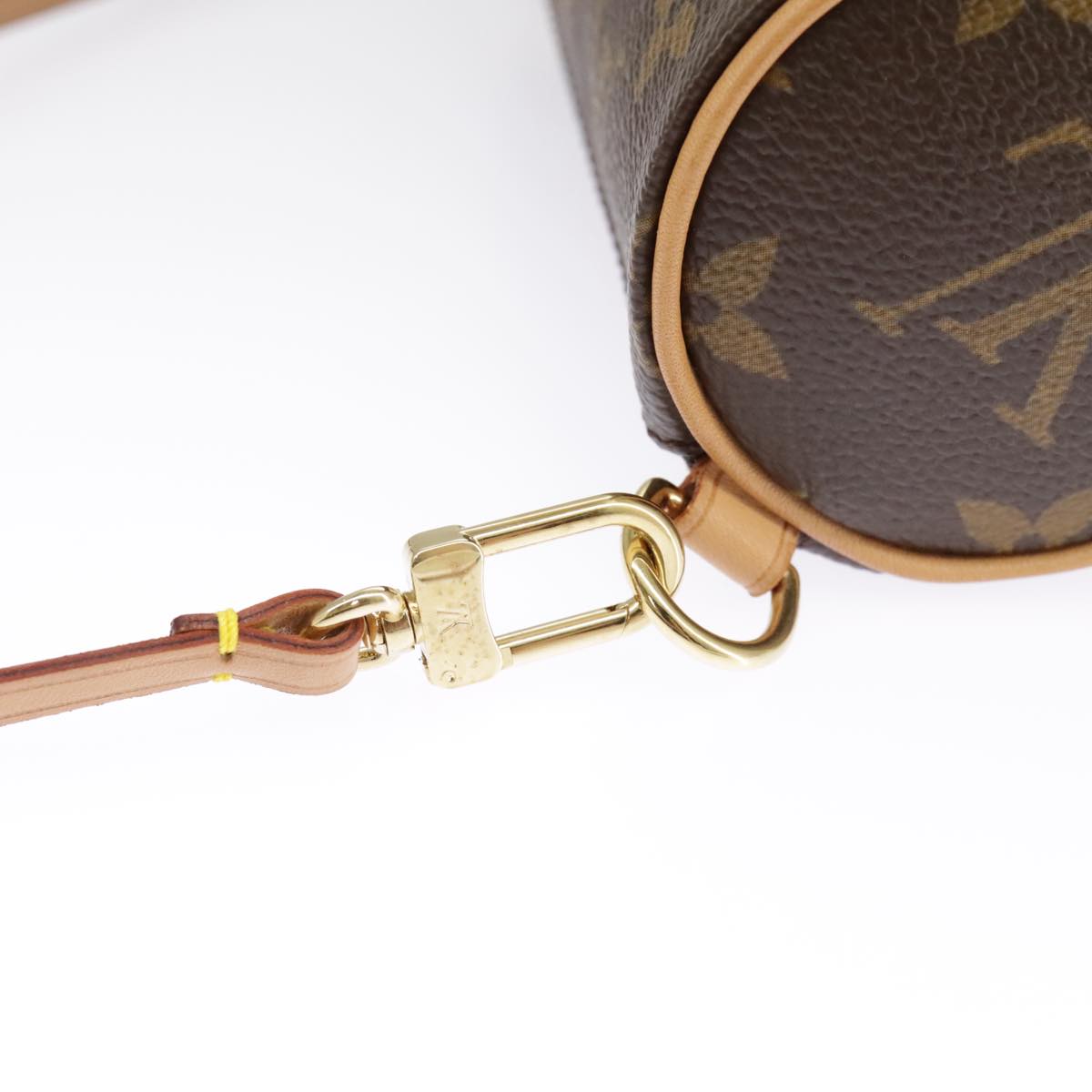 LOUIS VUITTON Monogram Papillon Pouch LV Auth 102146