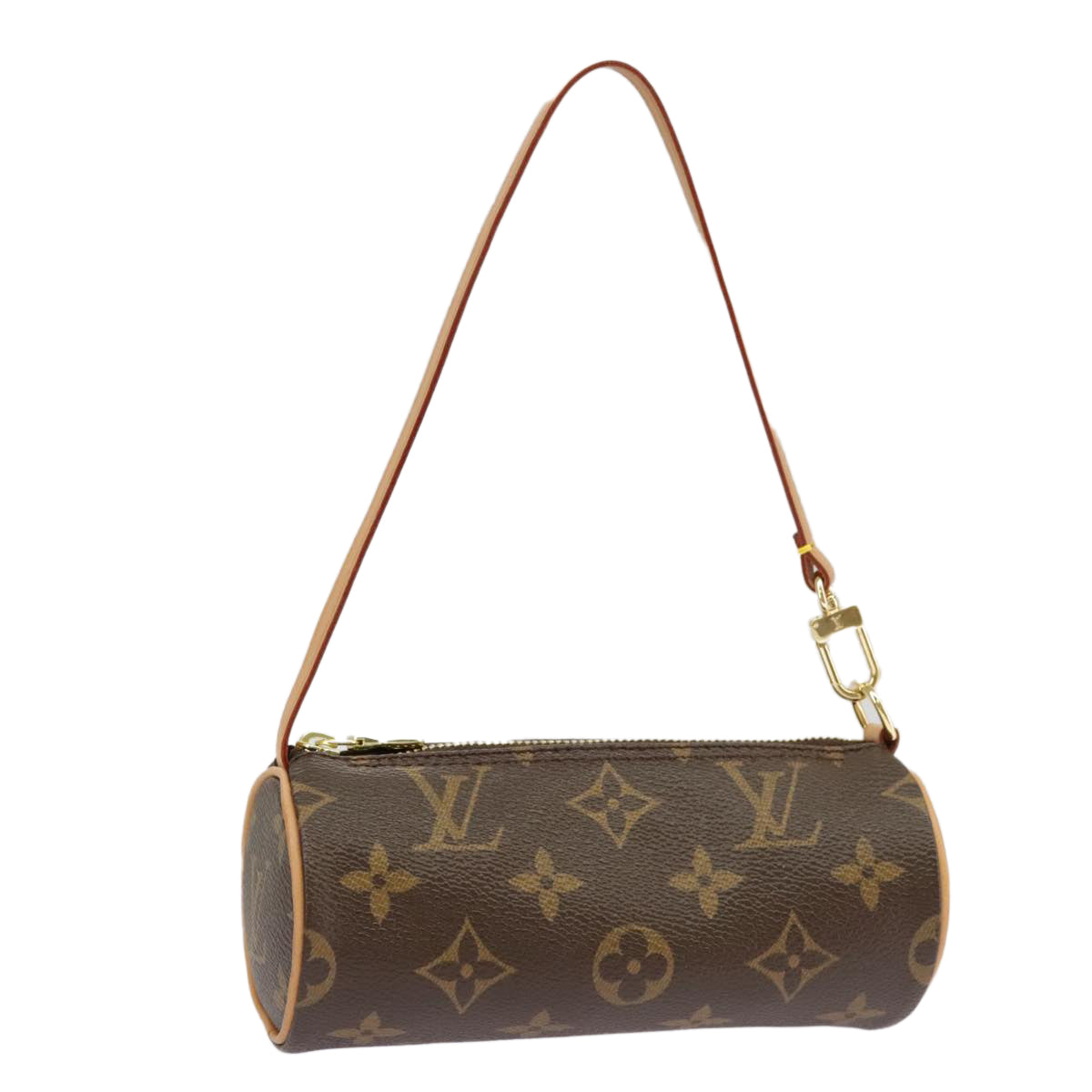 LOUIS VUITTON Monogram Papillon Pouch LV Auth 102146