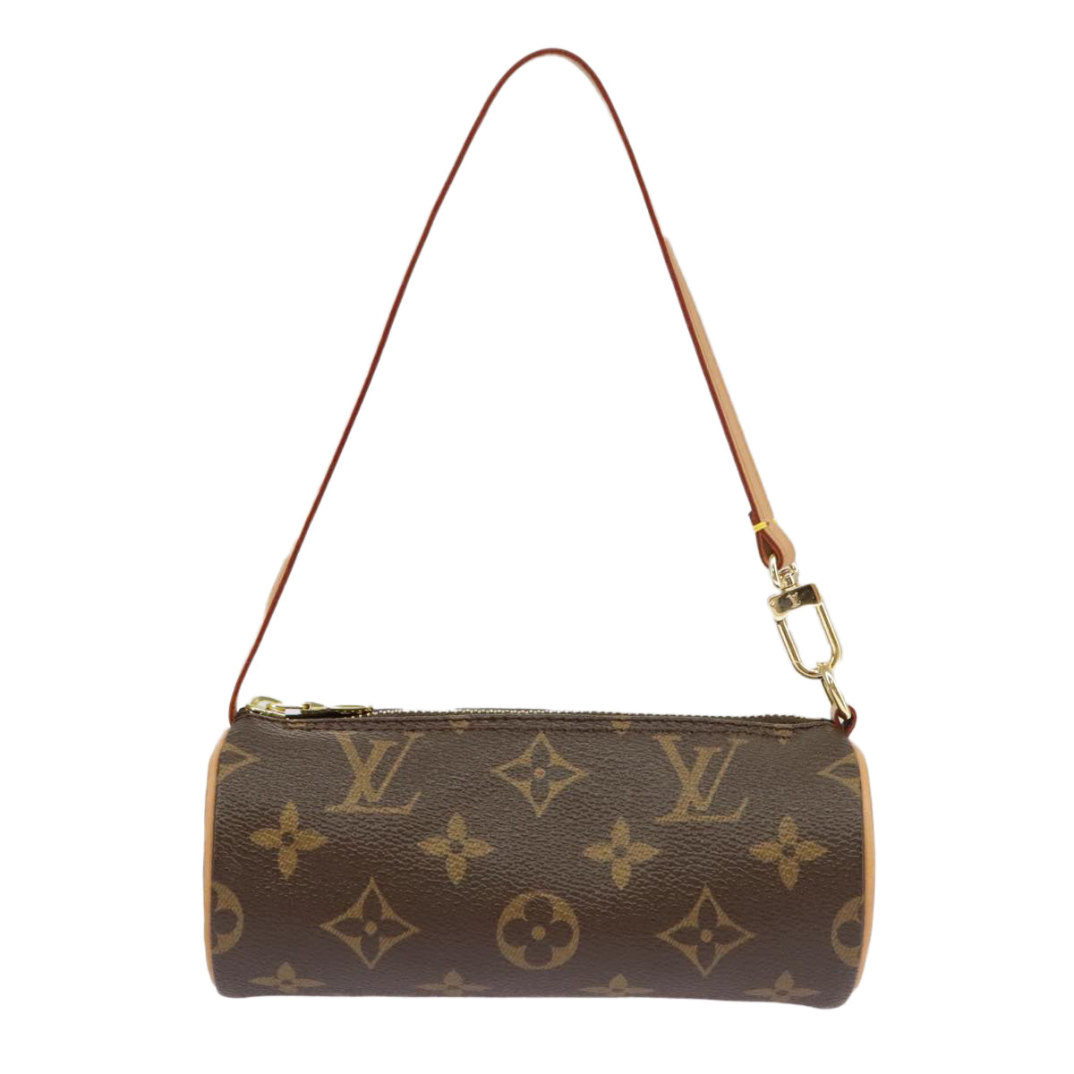 LOUIS VUITTON Monogram Papillon Pouch LV Auth 102146