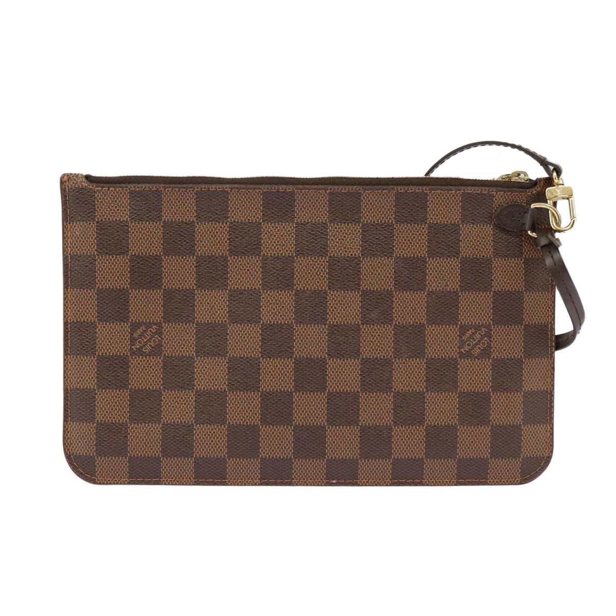 LOUIS VUITTON Damier Ebene Neverfull MM Pouch Accessory Pouch LV Auth 102148 - 0