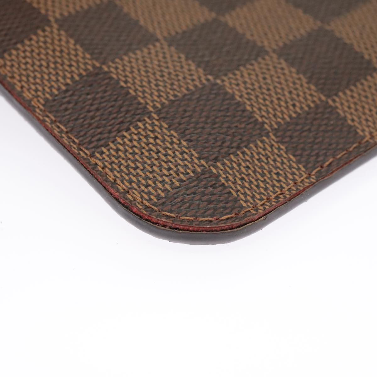 LOUIS VUITTON Damier Ebene Neverfull MM Pouch Accessory Pouch LV Auth 102148