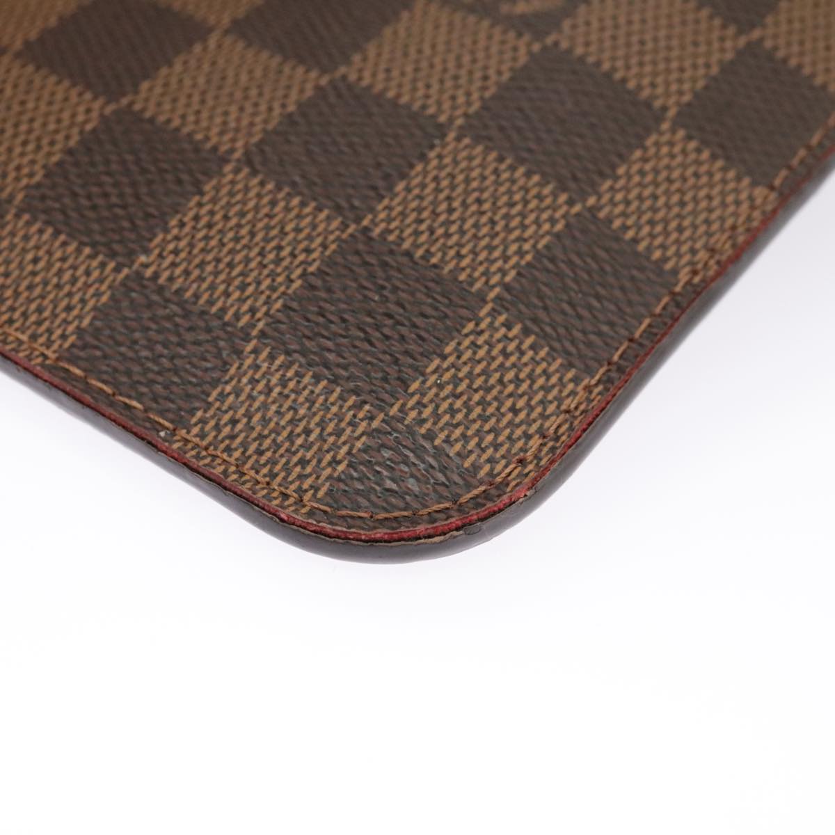 LOUIS VUITTON Damier Ebene Neverfull MM Pouch Accessory Pouch LV Auth 102148