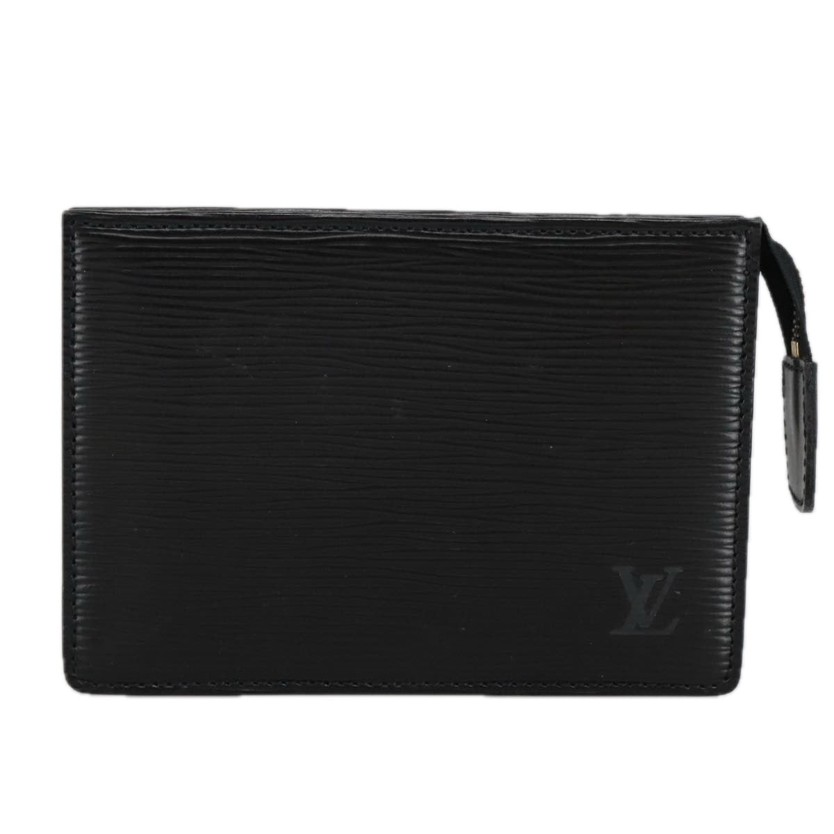 LOUIS VUITTON Epi Trousse Poche Toilette 15 Pouch Black LV Auth 102149 - 0