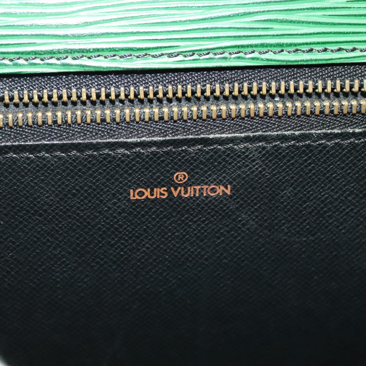 LOUIS VUITTON Epi Serviette Conseiller Briefcase Green M54424 LV Auth 102151