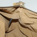 FENDI Zucchino Canvas Hand Bag Khaki 8BH138 Auth 102160-21