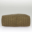 FENDI Zucchino Canvas Hand Bag Khaki 8BH138 Auth 102160-5