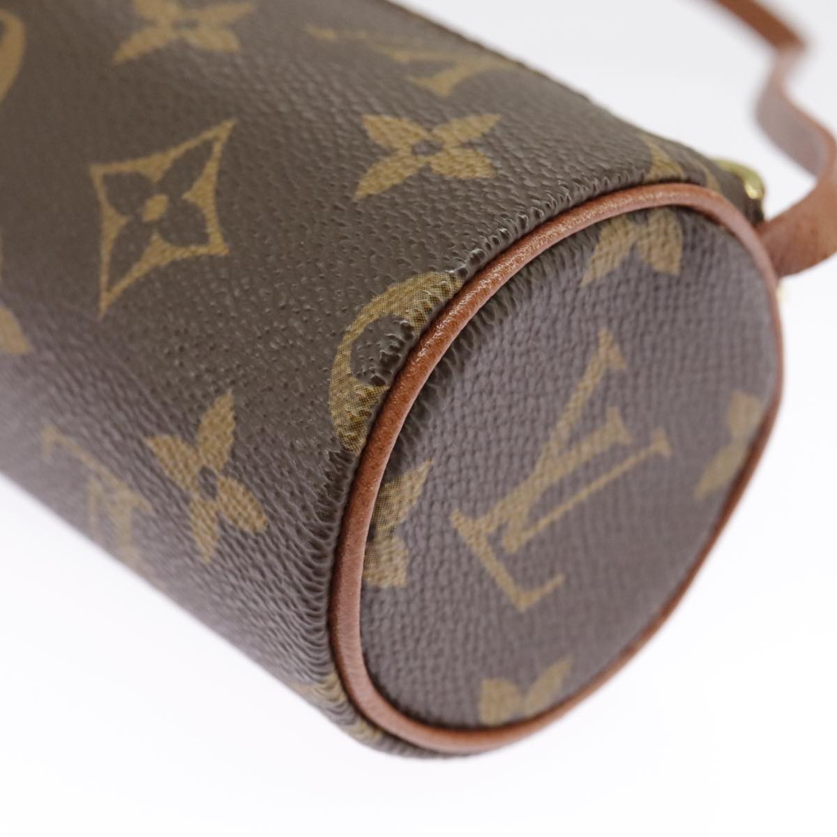 LOUIS VUITTON Monogram Papillon Pouch LV Auth 102168